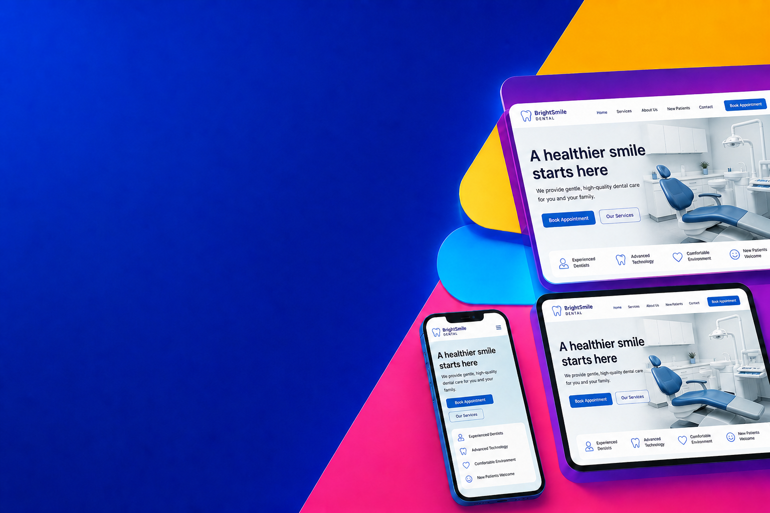 CreateWebToday colorful website design experience