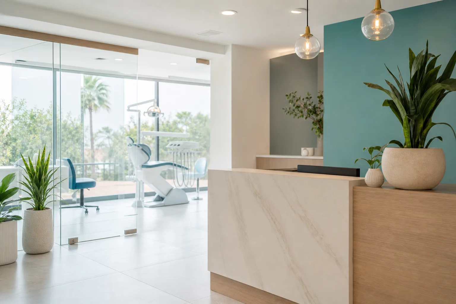 Welcoming family dental office